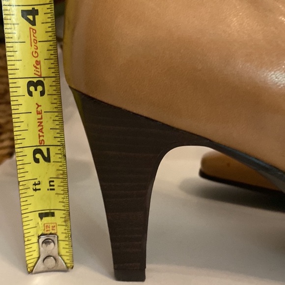 Etienne Aigner | Filly | buckskin | square toe | 3” heel | zip up | 7.5 | bootie - Picture 6 of 12